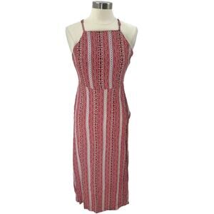 ASOS PETITE Red Boho Maxi Dress SZ 8